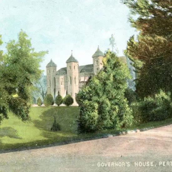 "Governors House, Perth" ditto but used ...