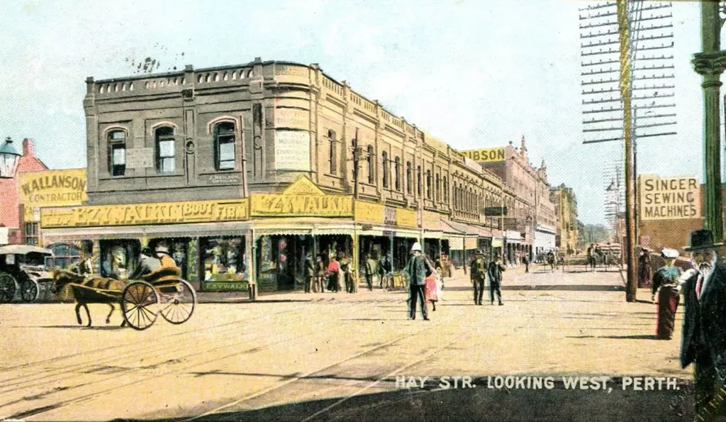 "Hay Str. Looking West, Perth". Colour ... Image 1++