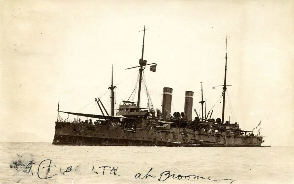 "HMS Gibraltar at Broome" in m/s on ... Image 1++