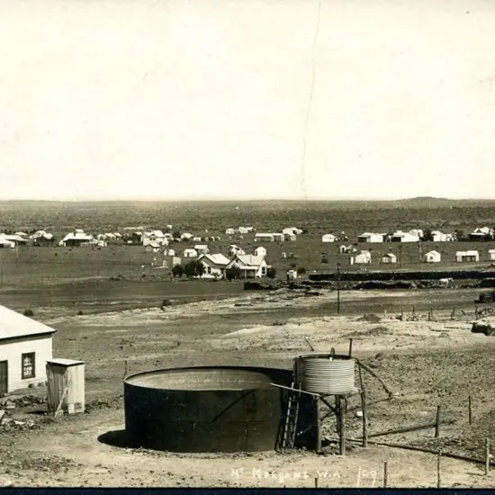 "Mt Morgans WA" b&amp;w photographic ...