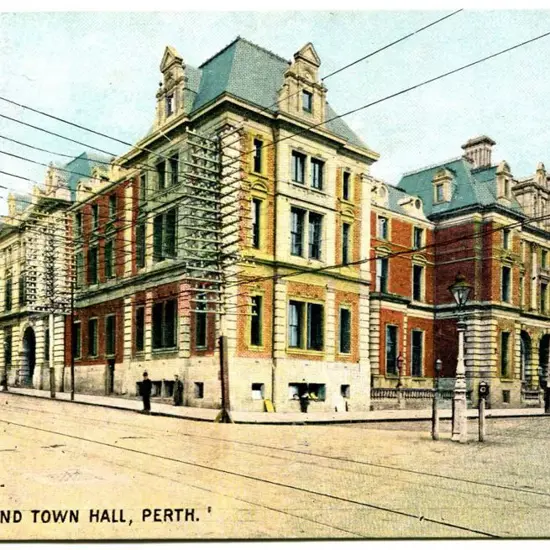 "Post Office and Town Hall, Perth". ...