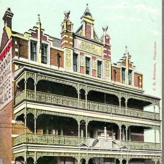 "The Grand Central Coffee Palace, Wellington ...