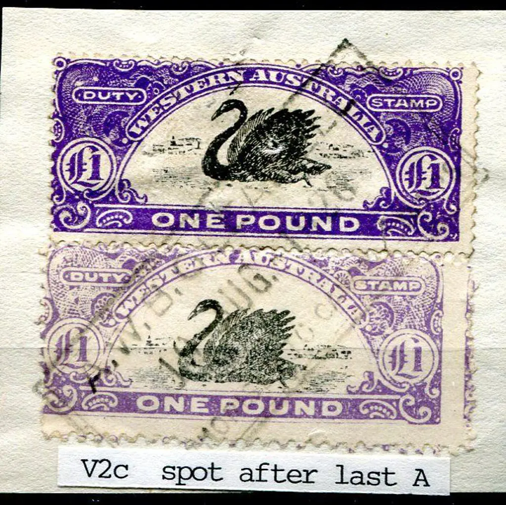 1922/30 £1 R138A &amp; R152B with "spot after ... Image 1++