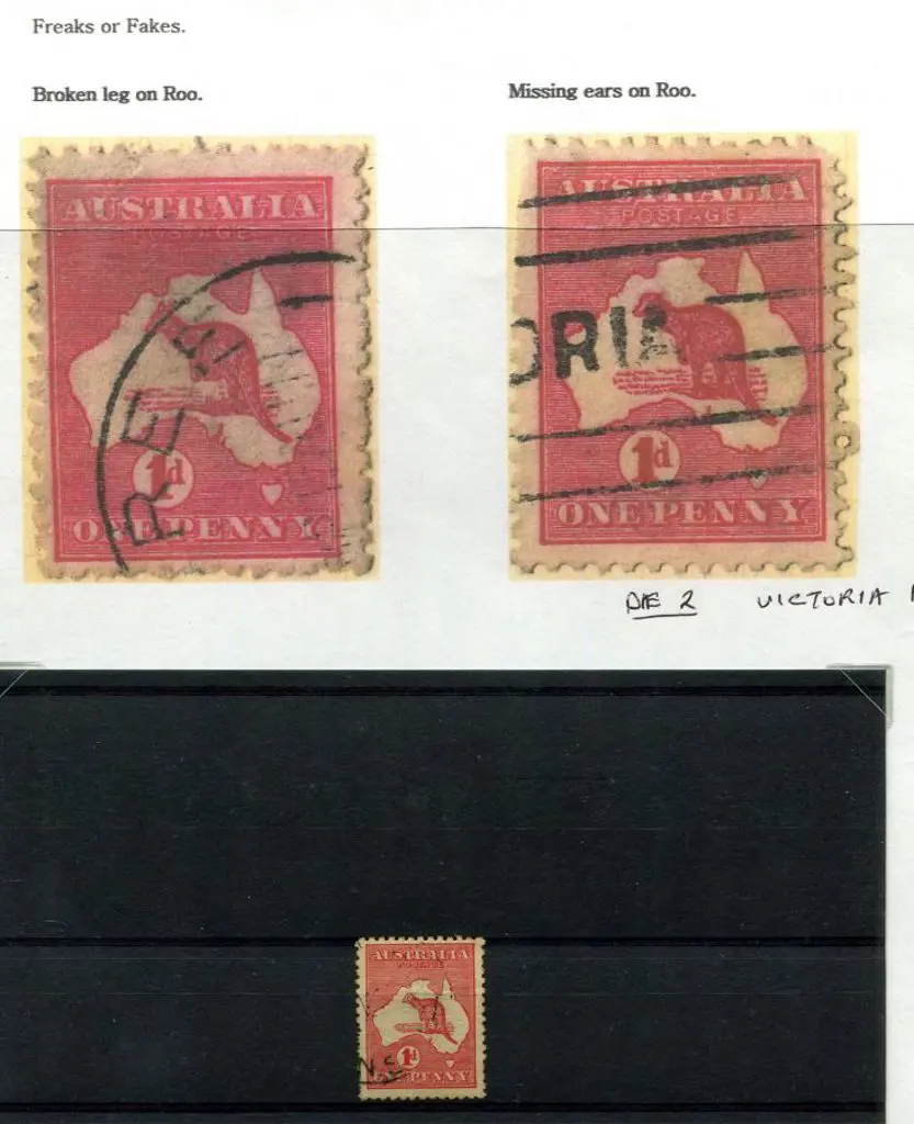 1d red Die IIA fine used with "missing ears ... Image 1++