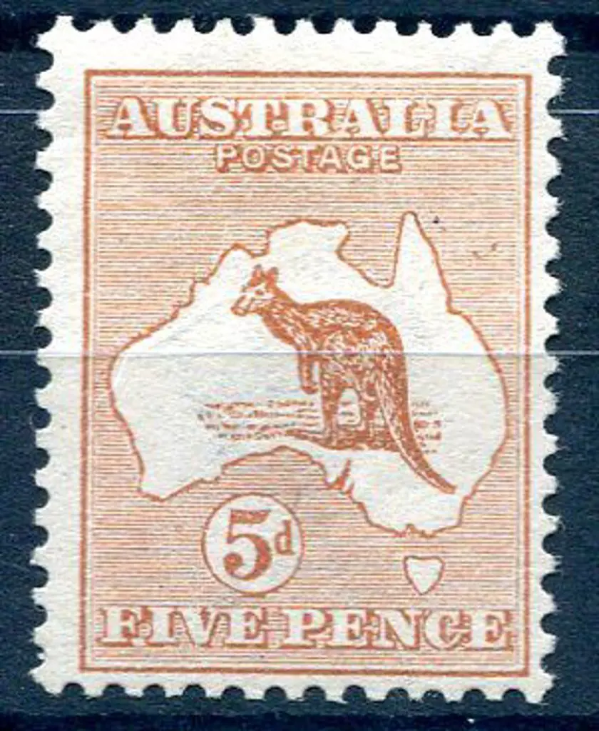 5d pale chestnut. MLH centered low right. ACSC 16A ... Image 1++