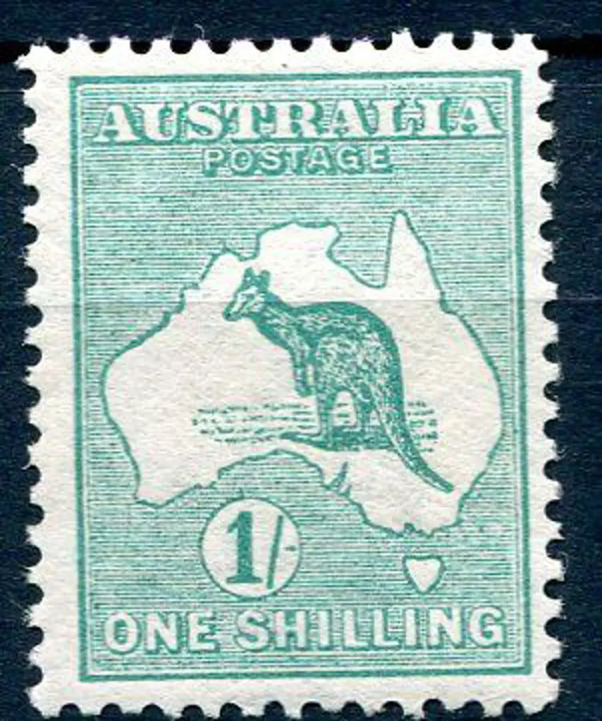 1/- blue-green. MVLH verging on MUH. Centred ... Image 1++
