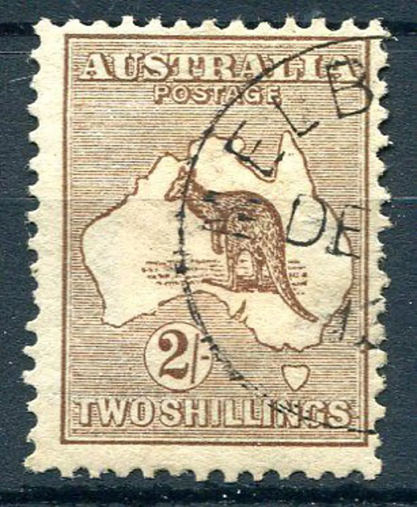 2/- brown CTO with DE ? 13 Melbourne cds. Centred ... Image 1++