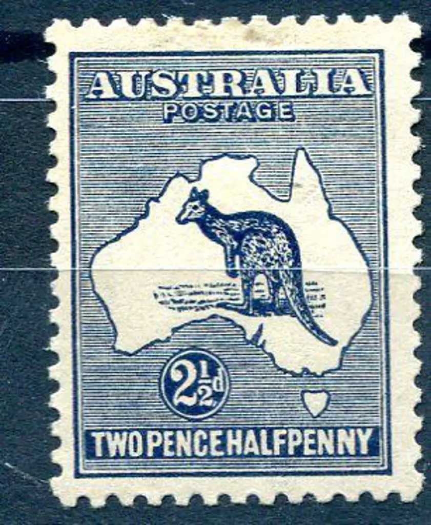 2½d indigo, Die II with inverted wmk. MLH ACSC ... Image 1++
