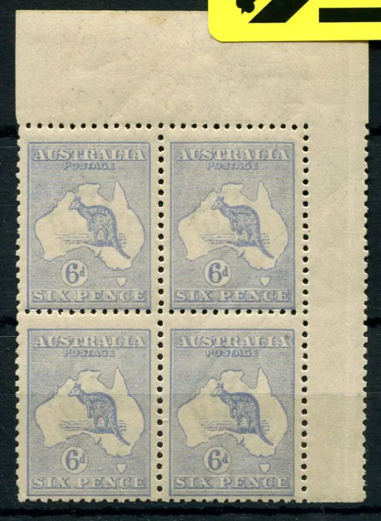 6d pale ultramarine, plate 3, top right corner to ... Image 1++