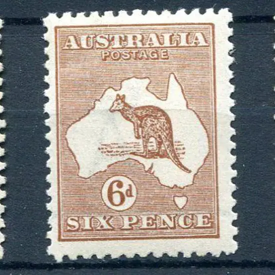 1923/24 New colours 6d chestnut x 2 & 2/- maroon. ...