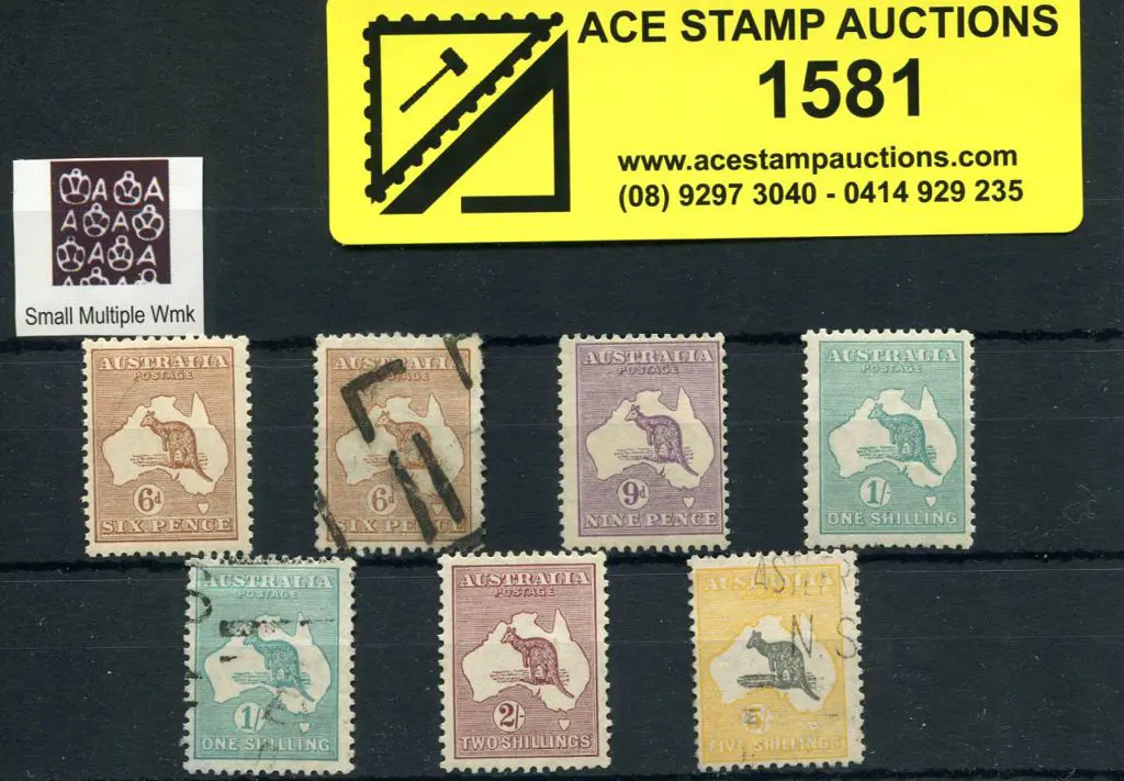 6d MLH &amp; used, 9d MLH, 1/- MLH &amp; used, 2/- ... Image 1++