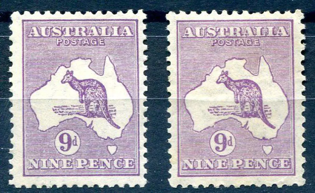 9d violet &amp; dull violet shades, Die IIB. ... Image 1++