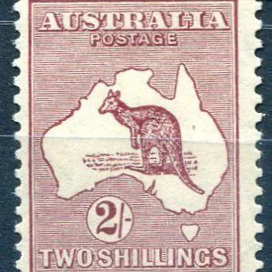 2/- maroon. MLH, centred left. ACSC 39 Cat. $200