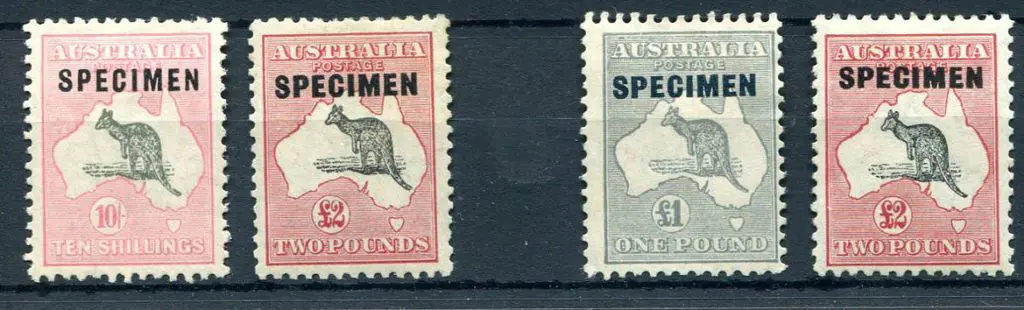 10/- &amp; £2 &amp; 1931/47 £1 &amp; £2 CofA all ... Image 1++