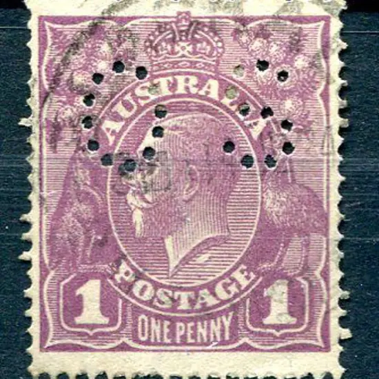 1d violet with "flaw under neck" ...