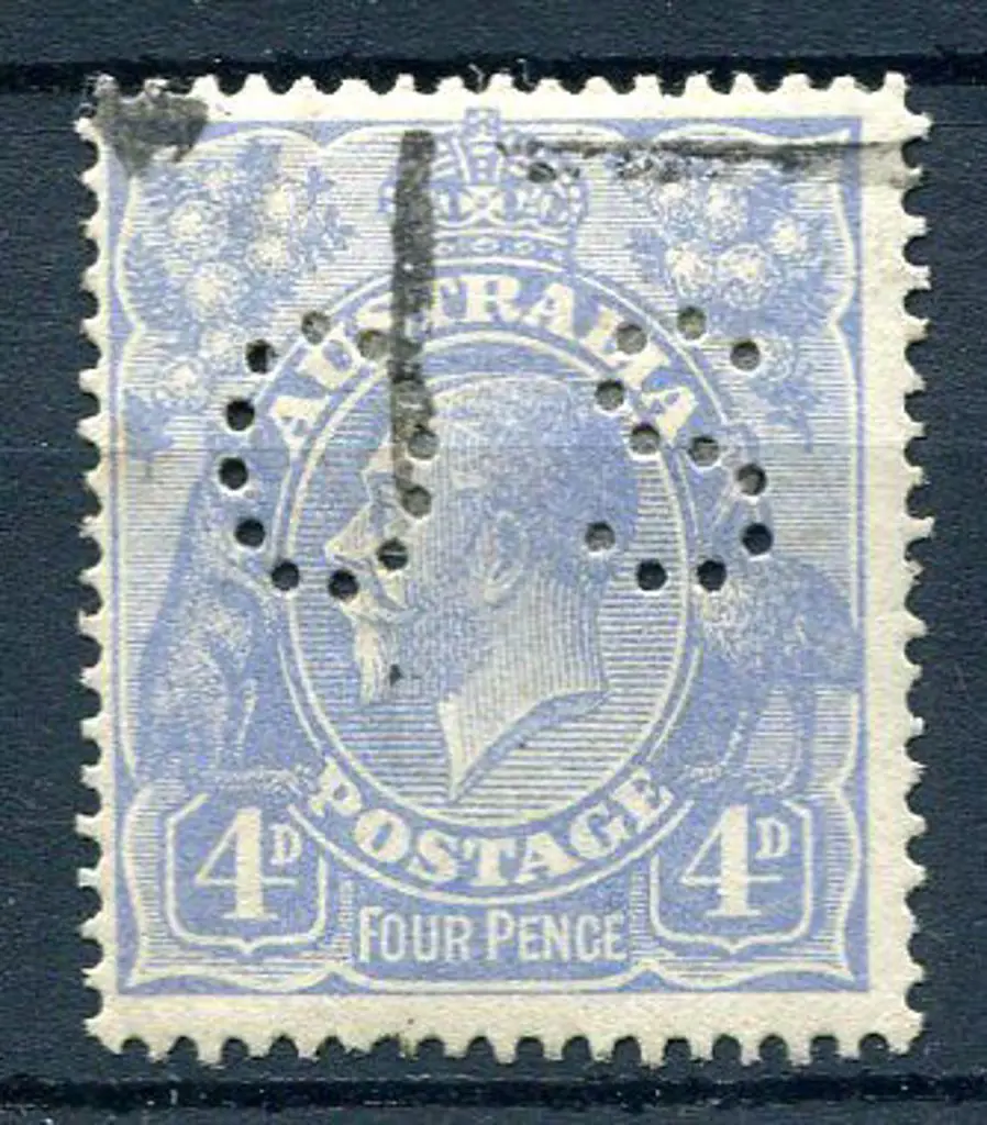 4d blue perfined small "OS" with the ... Image 1++