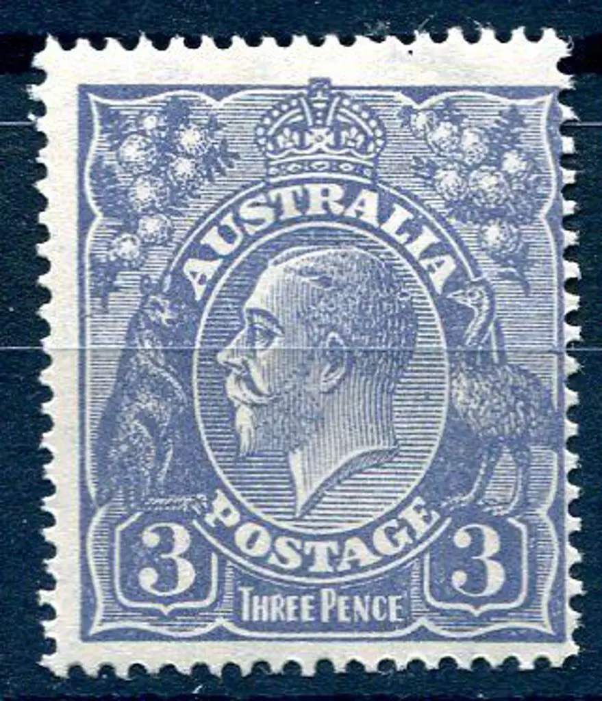 3d ultramarine Die I. MLH, centered right. ACSC ... Image 1++
