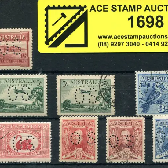 1927/30 commems range with 3d Airmail in both ...