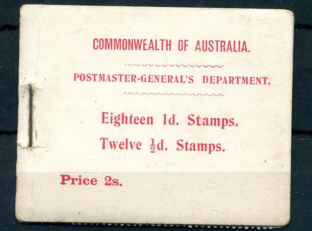 1913 (17th Jan) 2/- kangaroo booklet complete with ... Image 1++