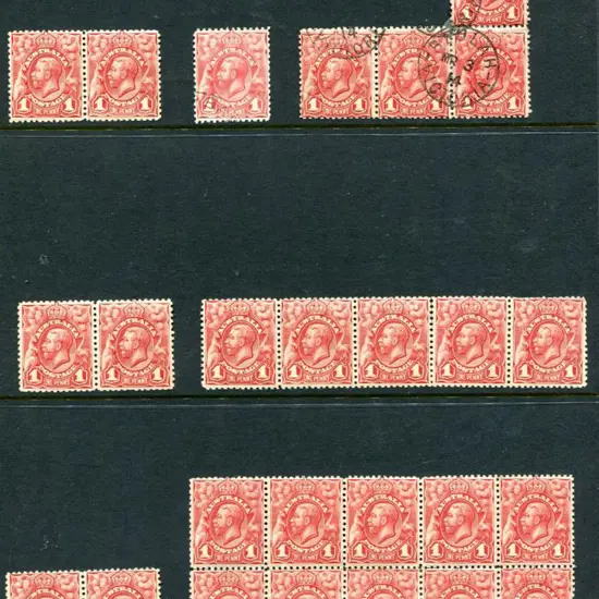 1913 (10th Nov) 4d orange kangaroo Registered Env ...