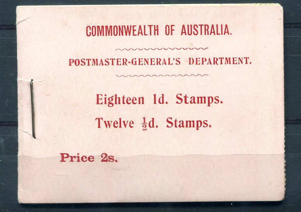 1915 2/- red on pink cover booklet containing ½d ... Image 1++