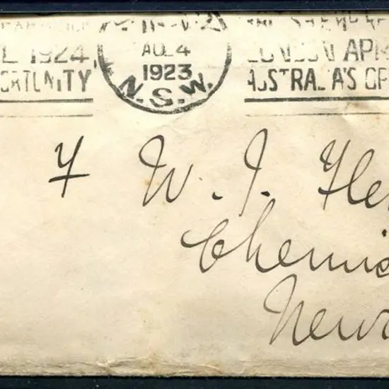 1923 (4th Aug) 1d violet KGV "Star" ...