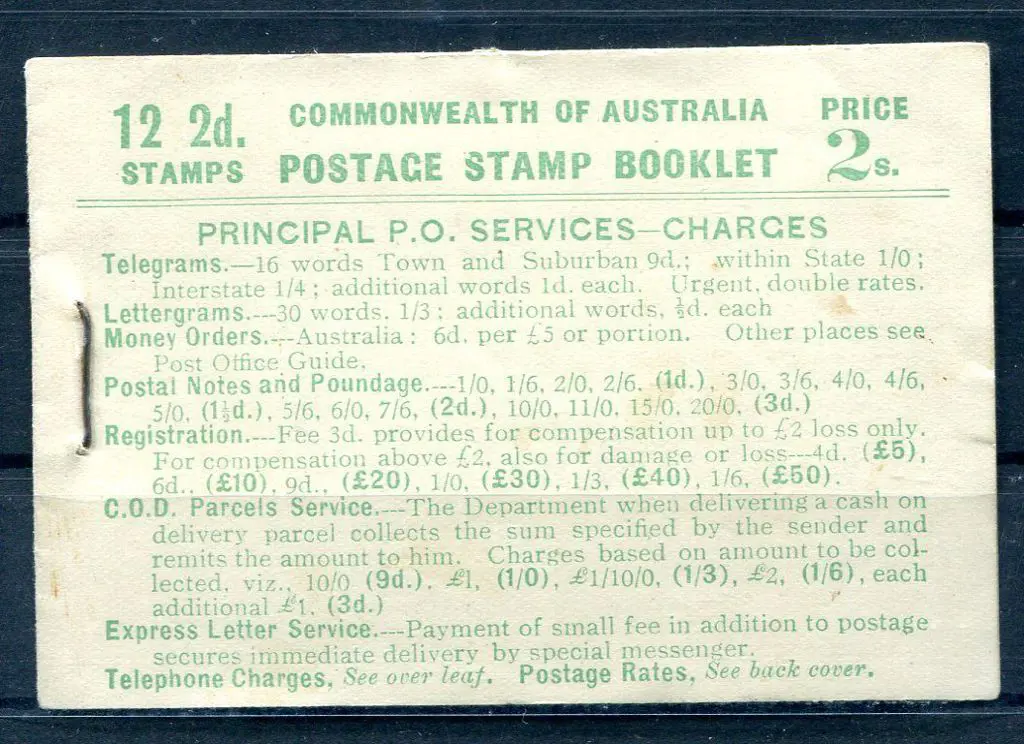 1930/33 2/- KGV booklet with "USE THE ... Image 1++