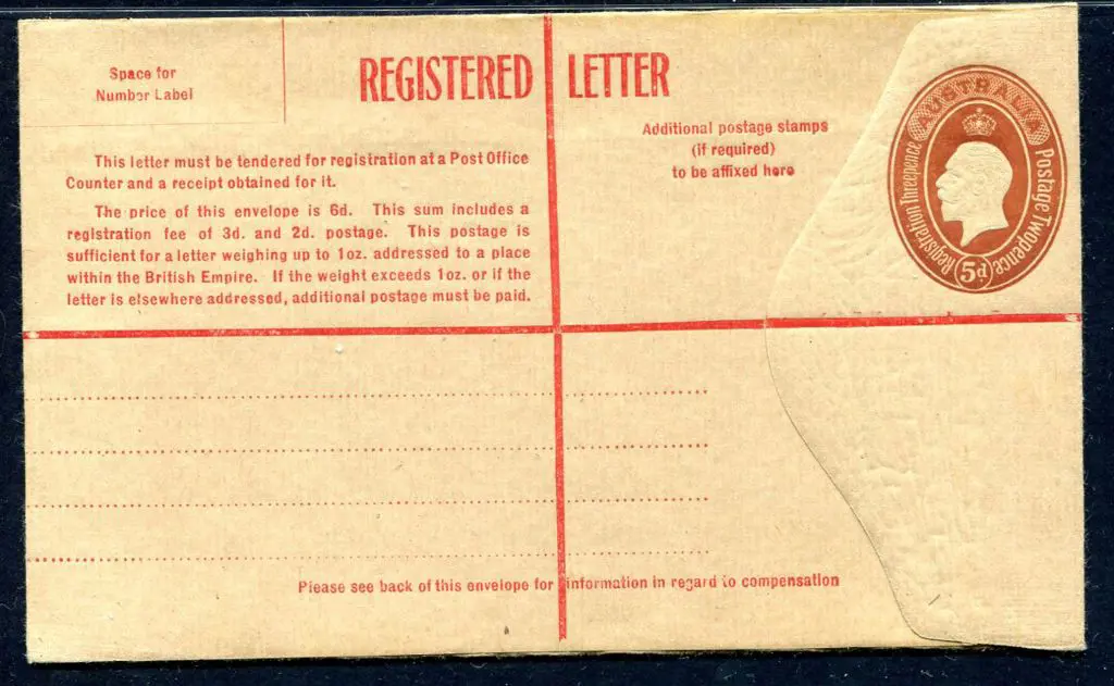 1930/37 5d chestnut KGV oval, Die 1 crown. Mint ... Image 1++