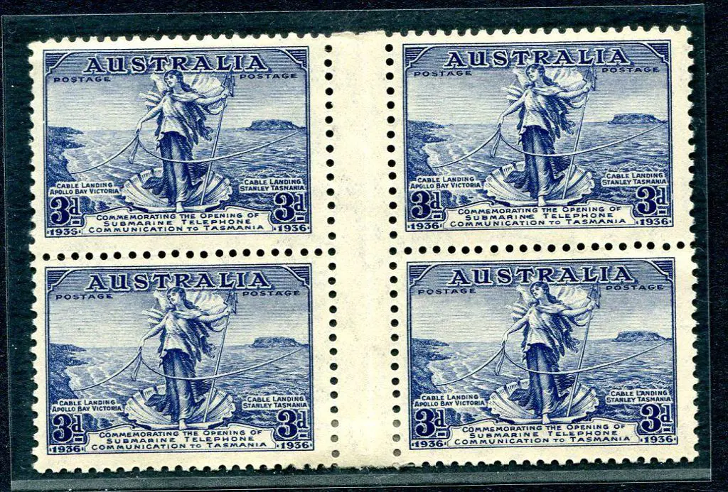 1936 3d Submarine Cable inter-pannu gutter block ... Image 1++