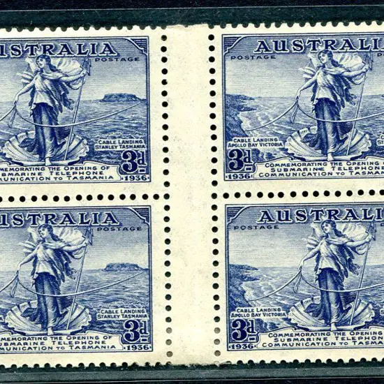 1936 3d Submarine Cable inter-pannu gutter block ...