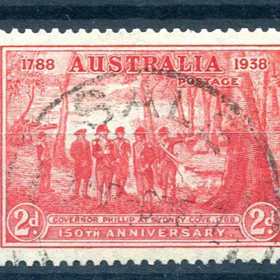 1937 2d NSW Sesqui with "Man with tail" variety. ...