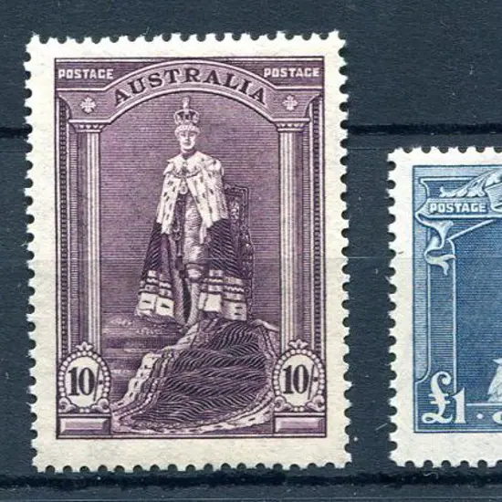 1937/48 Robes set of 3 on thin paper. Fresh MUH ...