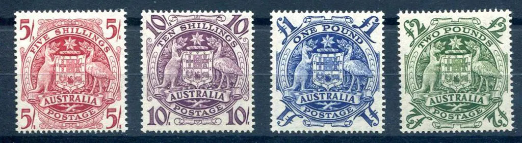 1949/50 Arms set of 4 to £2. MUH with good ... Image 1++