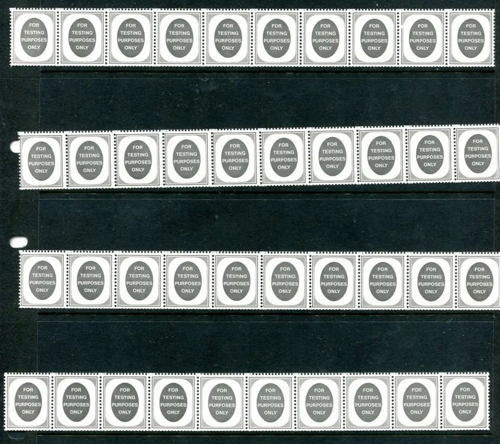 1959 Coil testing strips of 10 x 4 reading ... Image 1++