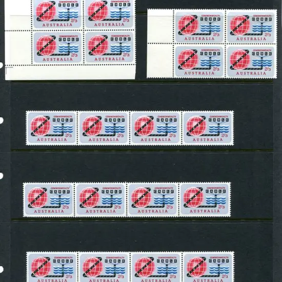1964 2/3d Cable &amp; 1965 Anzac set of 3 x 20 of ...