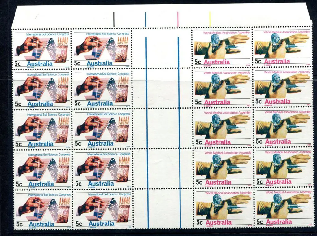 1968 Soil/medical gutter block of 20 with thin ... Image 1++