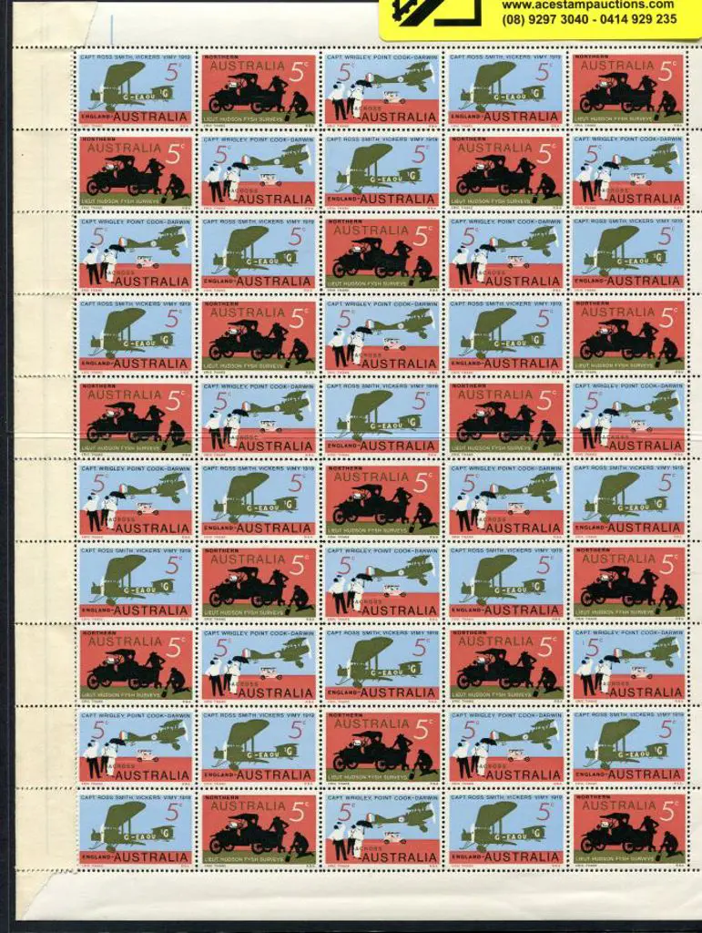 1969 Flight right half sheet of 50 with ... Image 1++