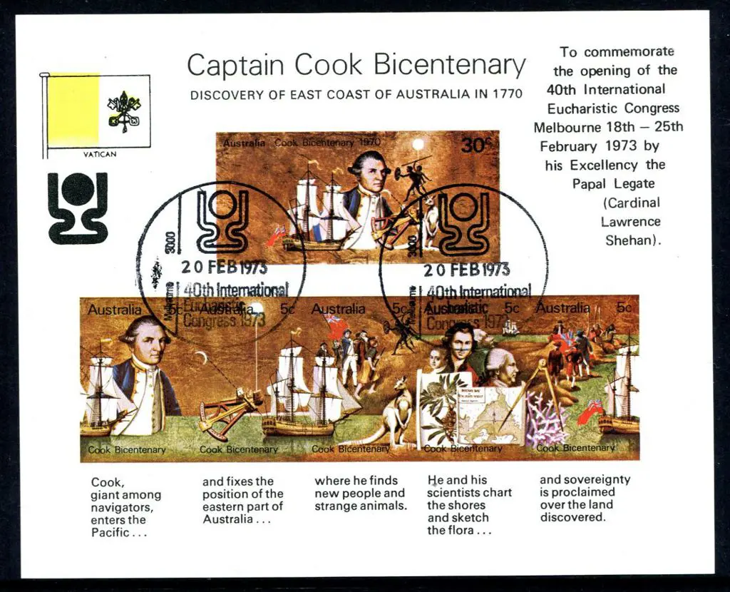 1970 Capt. Cook M/S with 1973 "Eucharistic ... Image 1++