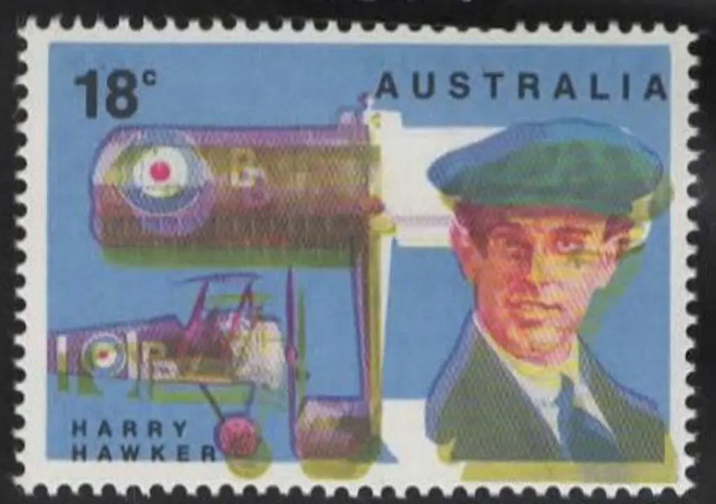 1978 18c Harry Hawker with "yellow & black ... Image 1++
