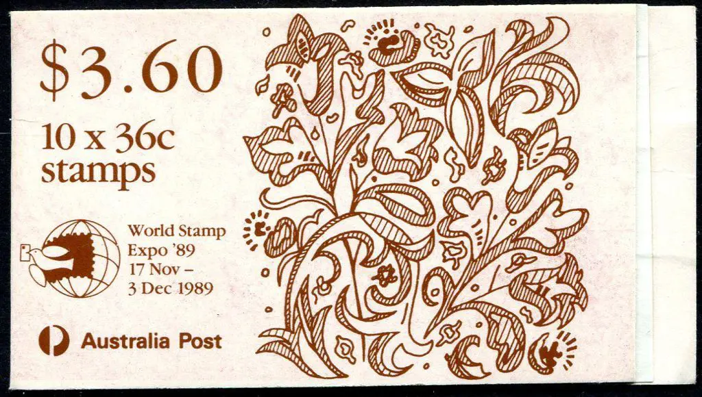 1989 $3.60 Christmas booklet overprinted World ... Image 1++