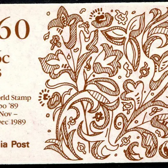 1989 $3.60 Christmas booklet overprinted World ...