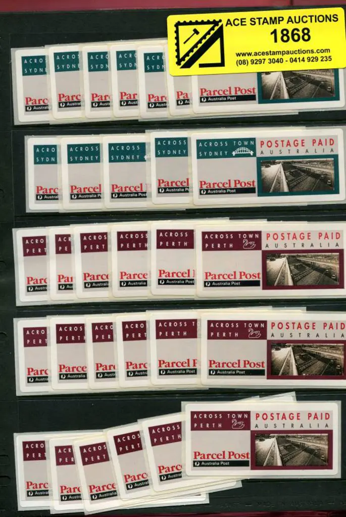 1991 Across Town Sydney &amp; Perth S/A labels x ... Image 1++