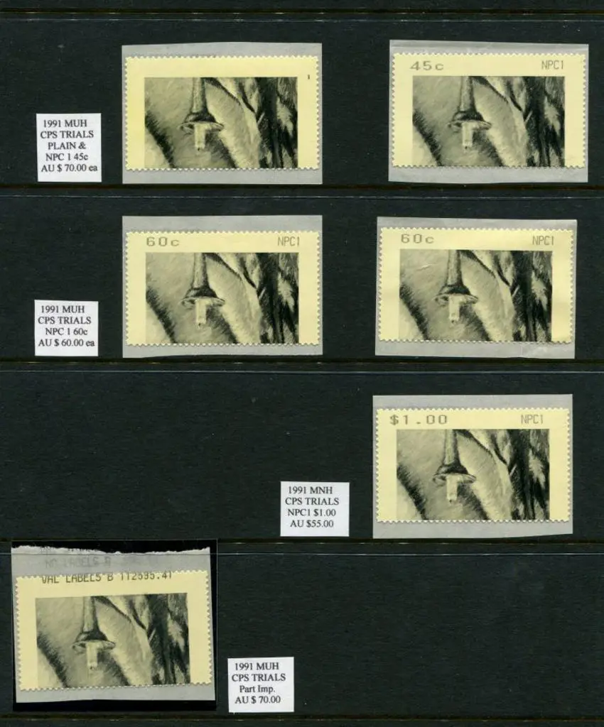 1993 CPS black dummy trial labels with ... Image 1++