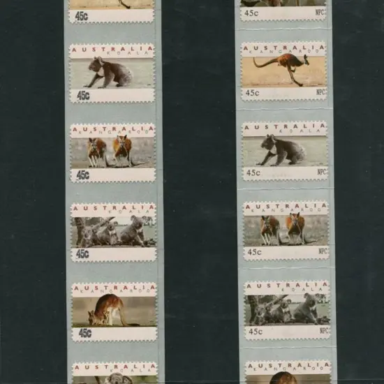 1994 CPS "Kangaroos &amp; Koalas" uncut ...