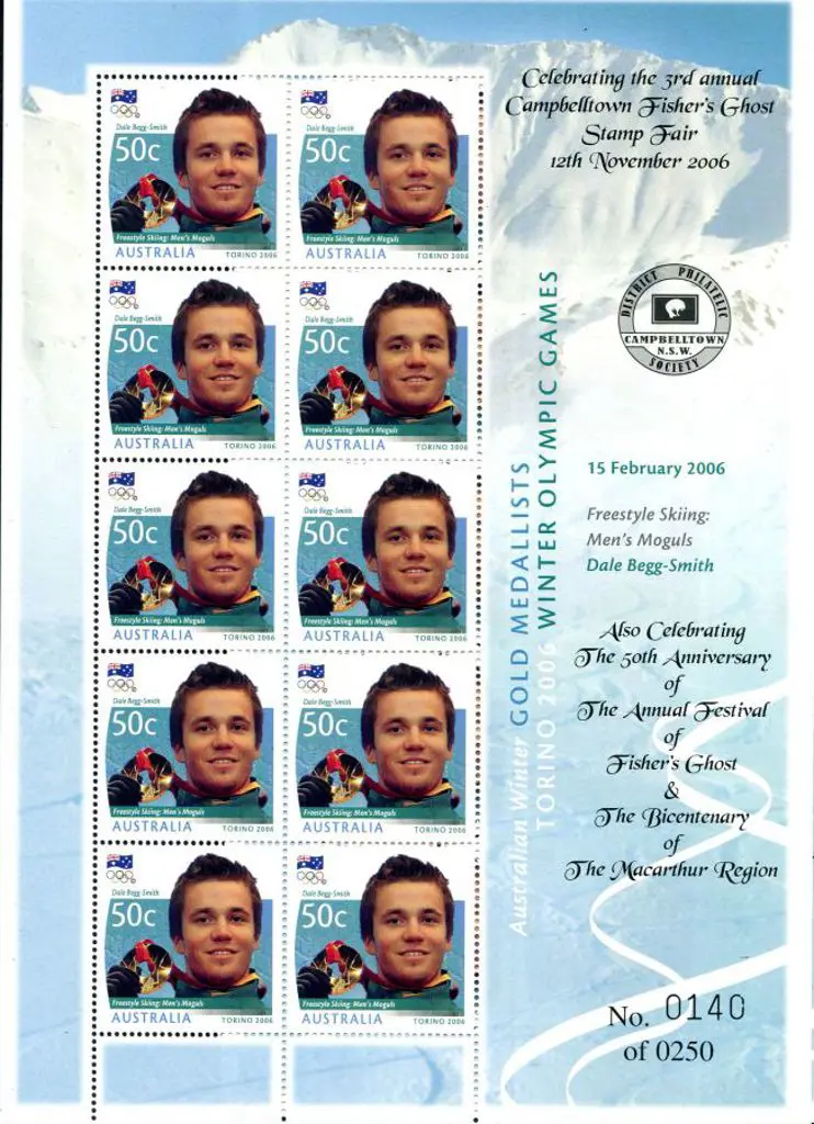 2006 50c Dale Begg-Smith Winter Olympics Gold ... Image 1++