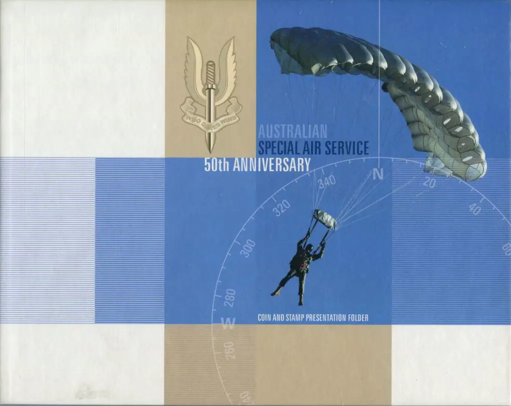 2007 SAS Coin &amp; stamp Presentation folder with ... Image 1++