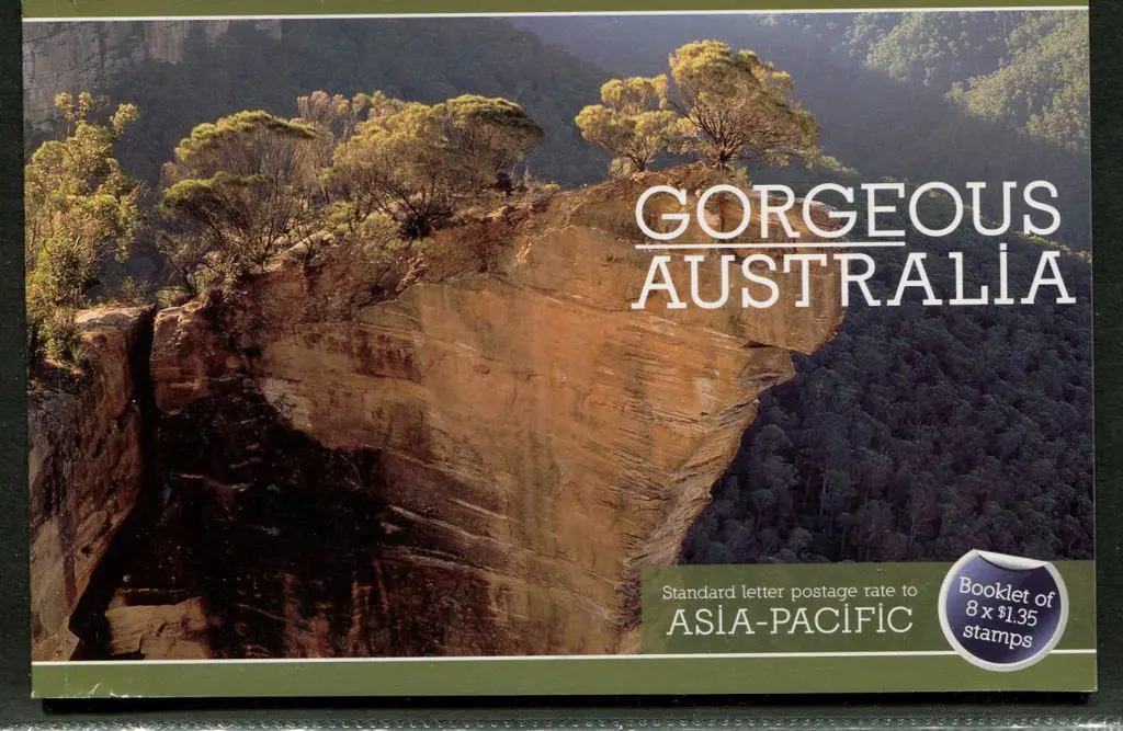 2008 $1.35 Grose River Gorge Int Post booklet of 8 ... Image 1++