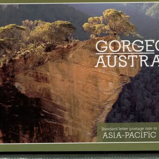 2008 $1.35 Grose River Gorge Int Post booklet of 8 ...