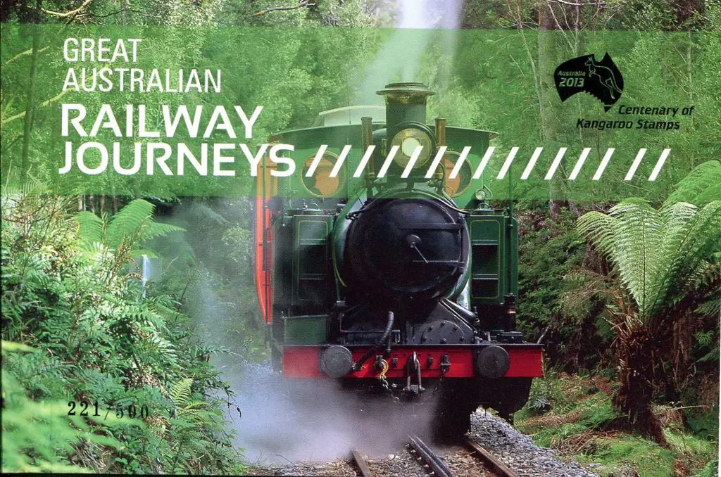 2010 Railway Journeys prestige booklet ovpts ... Image 1++