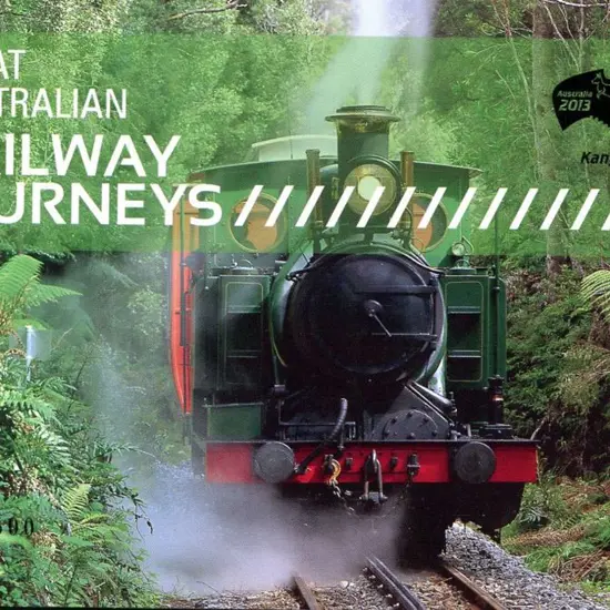 2010 Railway Journeys prestige booklet ovpts ...